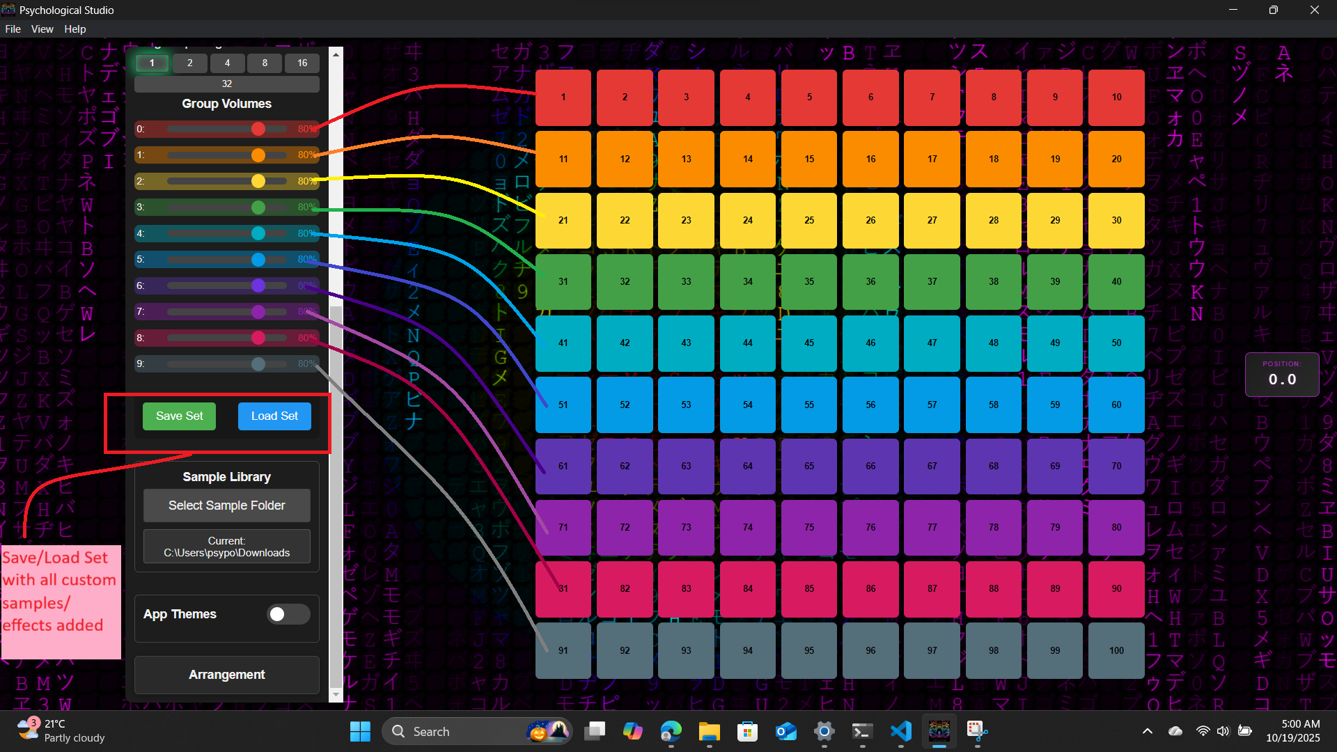 Volume Groups and Save/Load