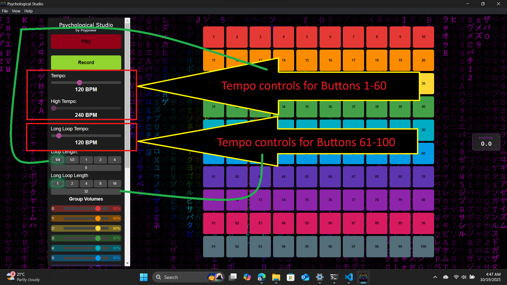 Tempo Controls