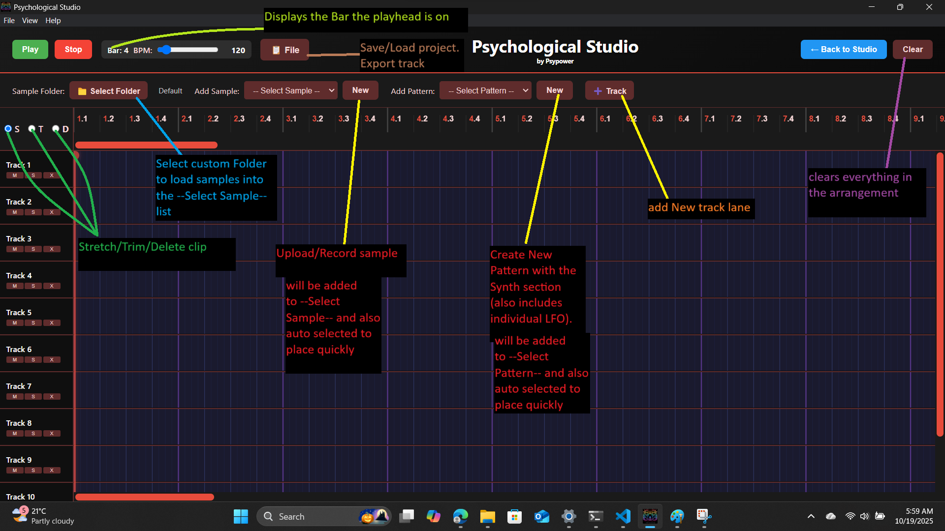 Arrangement Mode Interface
